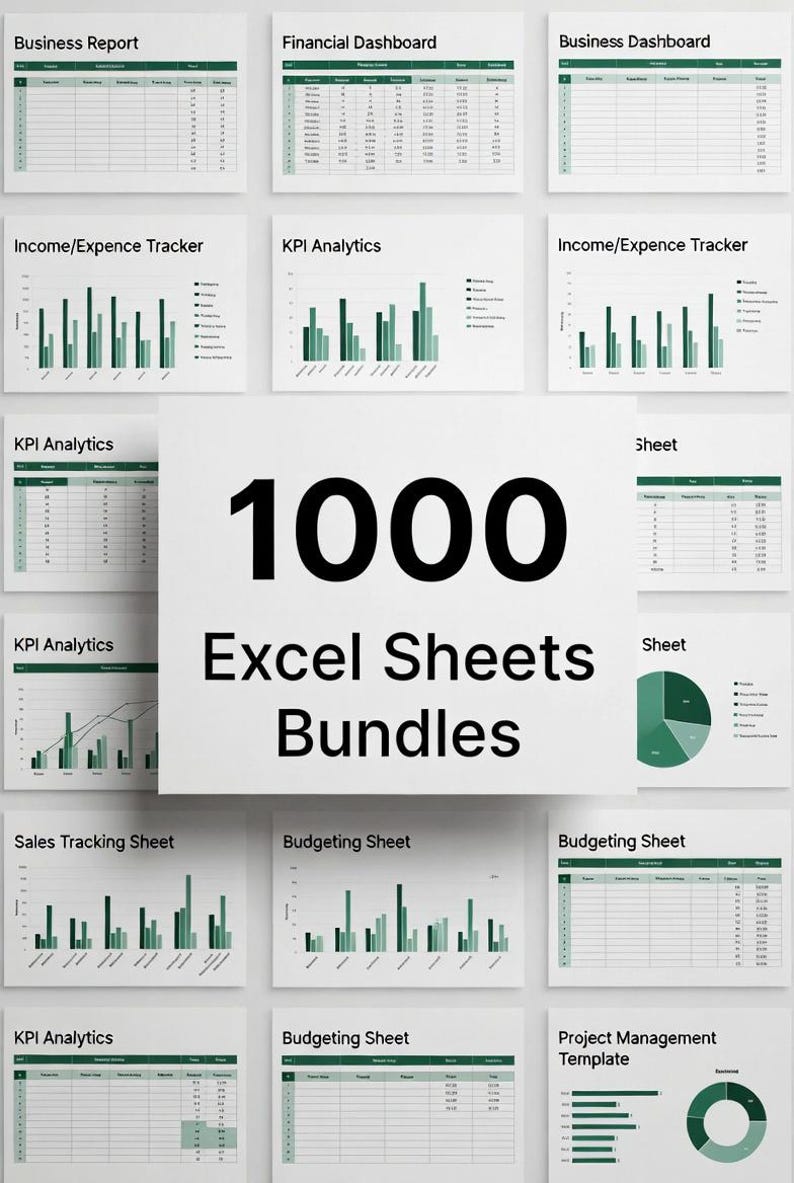 1000+ Excel Business Spreadsheet Templates | Finance, Budget, KPI ...
