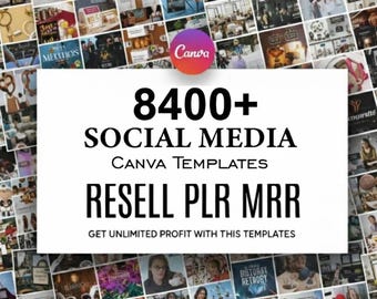 8400+ Social Media Canva Templates: Instagram, Facebook, Pinterest (Instant Download)