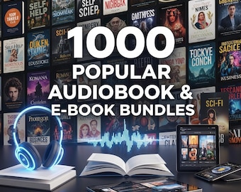 1000+ Audiobook Mega Bundle | Public Domain Classics (MP3 Digital Download)