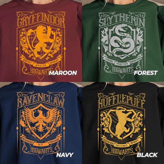 Wizard Academy House Crest Shirt, Witchcore Magic School Pride