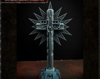 Düsteres Grabenmonument für 28 mm und 32 mm Tabletop-Heilige-Kriegsspiele