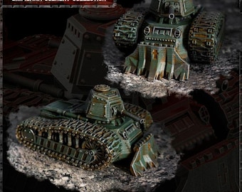Düsterer Grabenpanzer für 32-mm- und 28-mm-Spiele der Heiligen Kreuzzüge und Tabletop-Wargaming