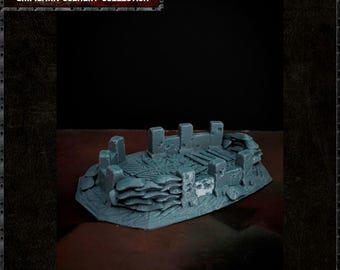 Düstere Grabenkriegs-Sandsackstellung für 32-mm-Heroic-Scale und 28-mm-Wargaming