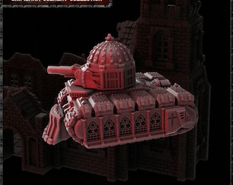 Heiliger Grabenpanzer für 32-mm- und 28-mm-Wargaming-Alternative-Sci-Fi-Dieselpunk-WW1-Setting
