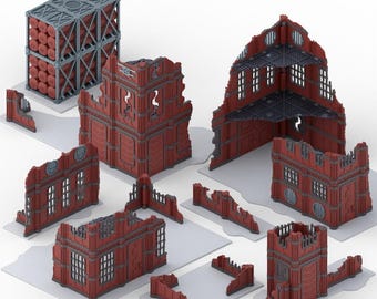 11th Edition Industrial Folding Terrain Full Board Set