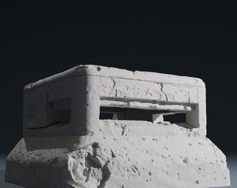 Grimdark Bunker Kompatibel mit Trench Crusade Grimdark 28 mm 32 mm Tabletop