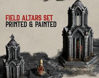 Düsterer Schützengrabenschrein für heilige 32-mm-Heroic-Scale-Wargaming oder 28-mm-Tabletop