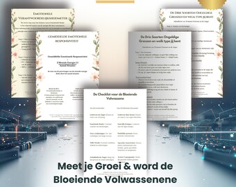 Kit de análisis de patrones: Conciencia emocional y miedo primario | Hojas de trabajo de autoconocimiento y sanación (PDF)