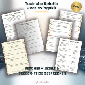 Toxische Relatie Overlevingskit: Ouderlijke Instabiliteit & Giftige Gesprekken Stoppen | Hechting Herstel en Kinderrol PDF