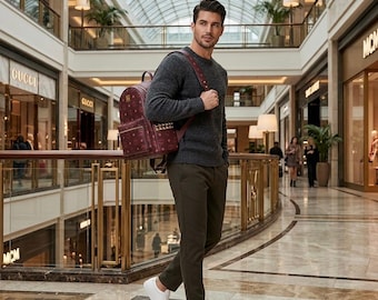 Draagtas met MCM-kaneel Visetos-monogram | West-Duitse laptoptas uit de jaren 90