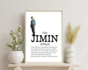 The Jimin Effect Wall Art Print / Digital Download / A2, A3, A4