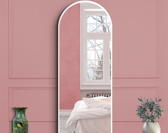 Espejo arqueado moderno de cuerpo entero para la decoración del hogar