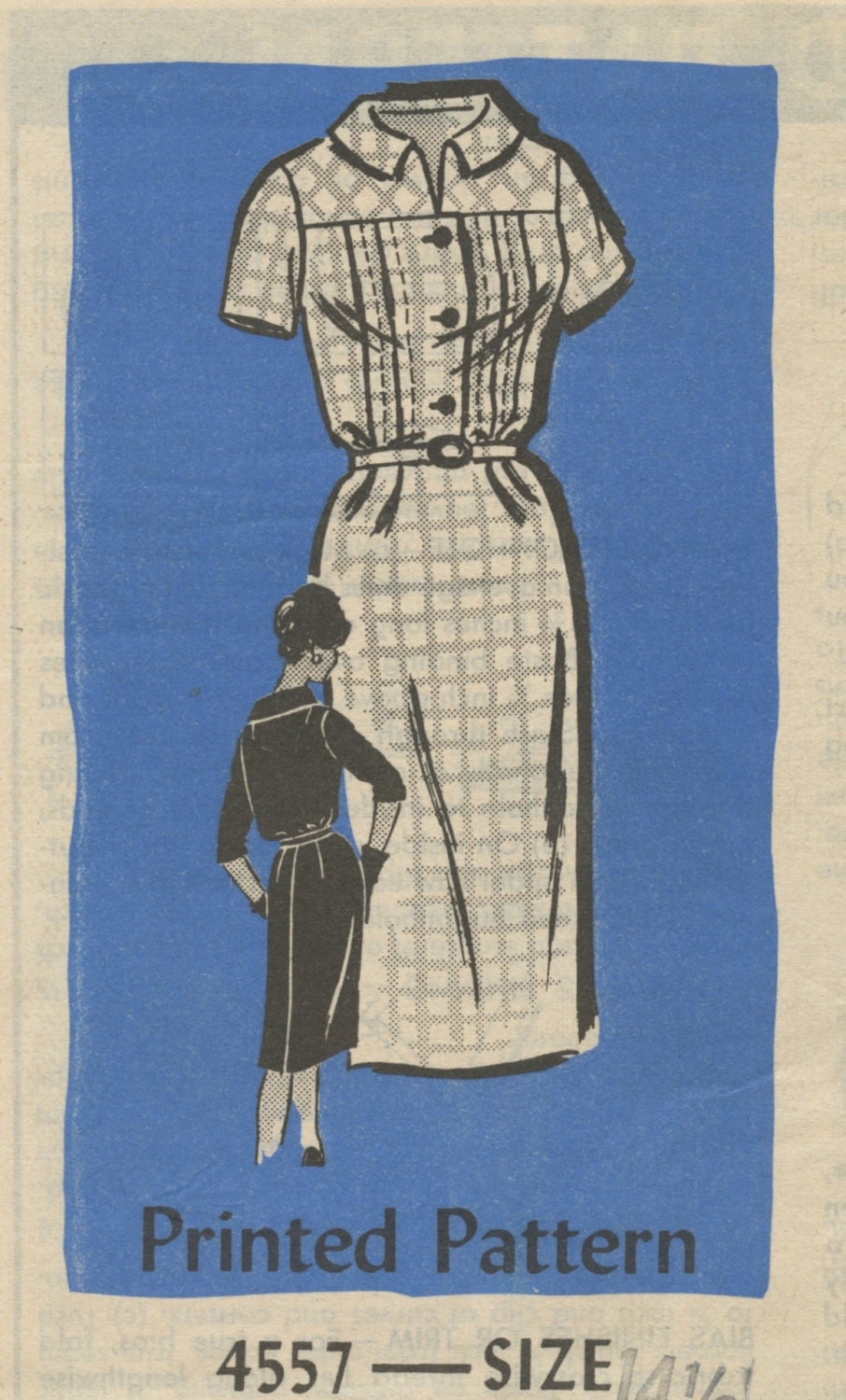 1950s Mccall's 4016 UNCUT Vintage Sewing Pattern Girl's Shirtwaist Dress,  Full Skirt Dress Size 4, Size 6 -  Canada
