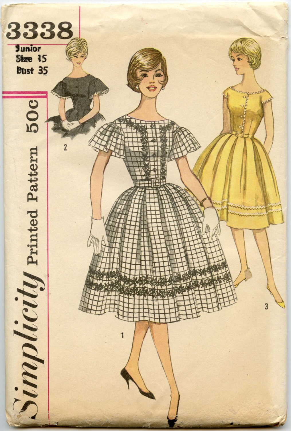 1960s Simplicity 3338 Mad Men One Piece Party Dress Full Etsy 1960s Simplicity 3338 Mad Men One Piece Party Dress Full Etsy
