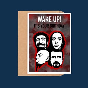 System Of A Down Birthday Card