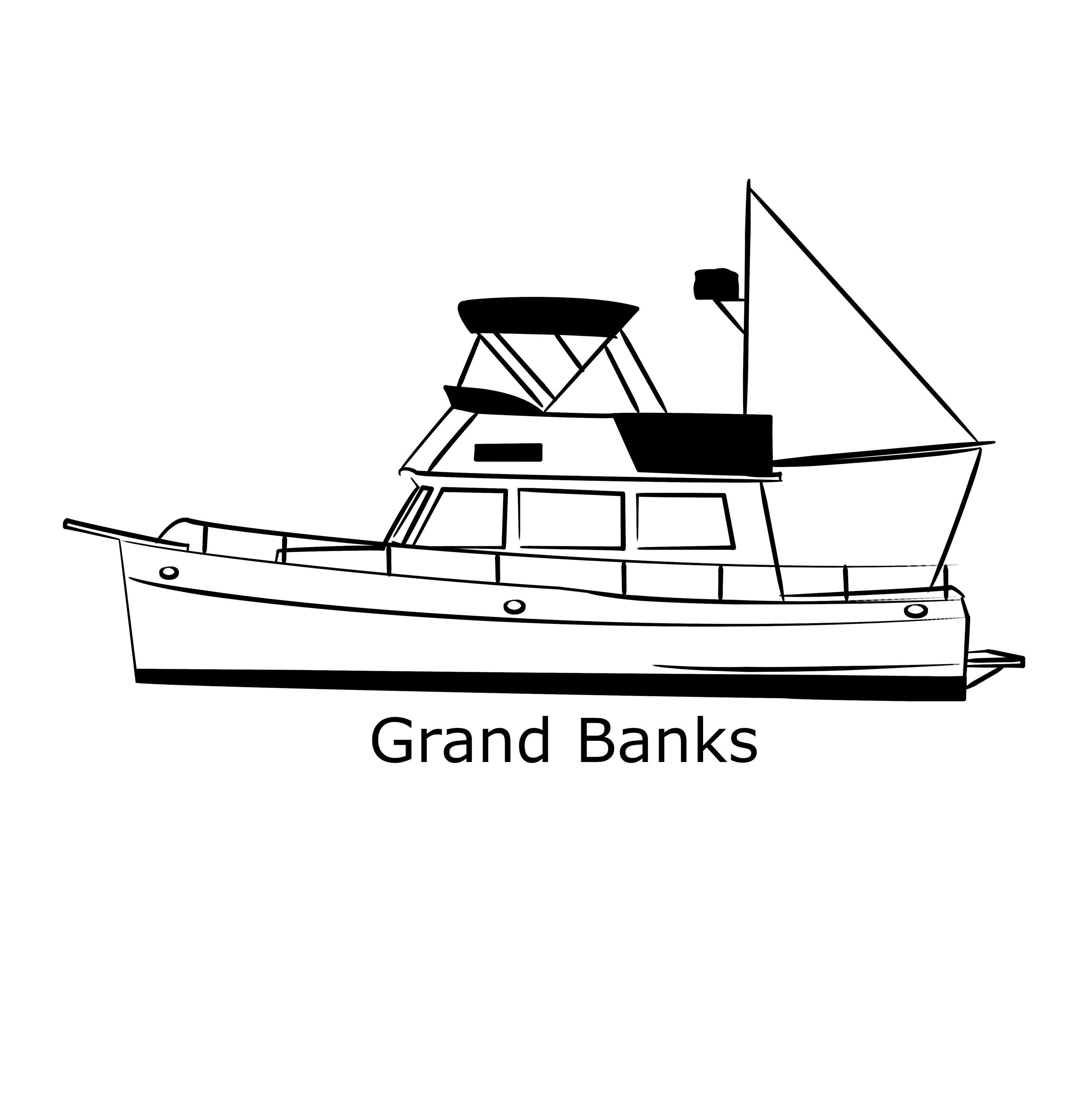 Grand Banks Model クラシックヨット 1:20スケール Grand banks - Etsy