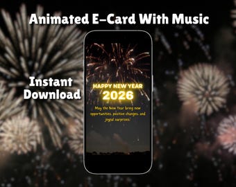 Gepersonaliseerde geanimeerde kerstvideogroet | Zakelijk vakantiebericht