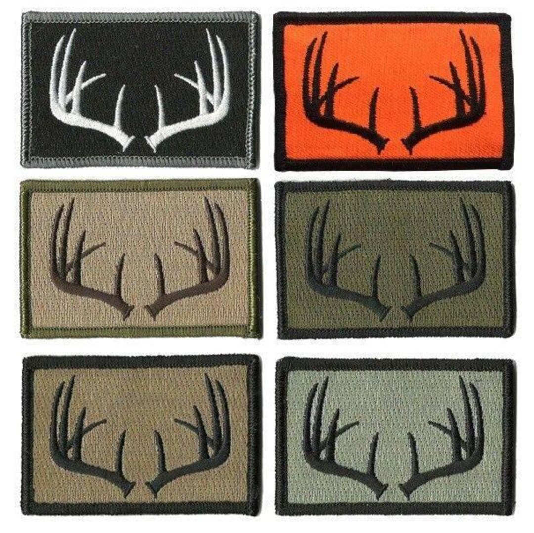 Buckup Tactical Morale Patch Hook Antlers Deer Wildlife Hunter Hunt ...
