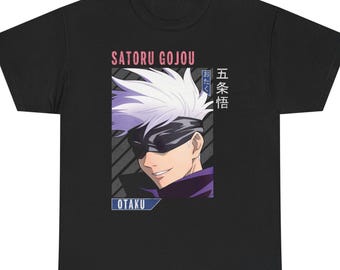 Satoru Gojou shirt Fictional character t-shirt Jujutsu Kaisen anime tee