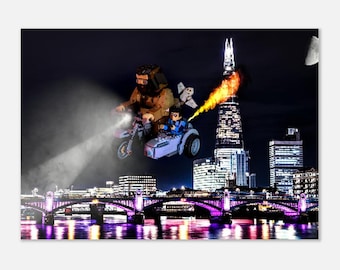 Póster inspirado en un mago - Impresión fotográfica de juguetes mágicos