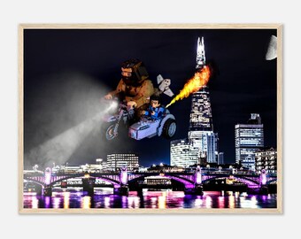 Póster inspirado en un mago - Impresión fotográfica de juguetes mágicos