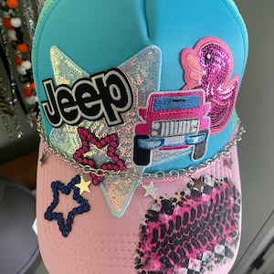 Pre-made custom trucker hats