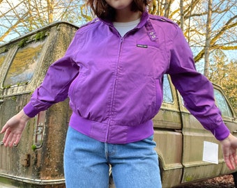 MEMBERS ONLY Vintage 70s/80s Wool Bomber Jacket L 42 Blouson