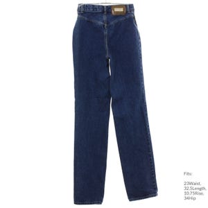 23x32 80s Womens &#39;Lawman&#39; Jeans | Authentic Vintage Highwaisted Western Jeans Pants (34 Hip)