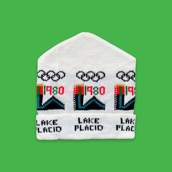 80s Vintage Deadstock "1980 Winter Olympics" Inta… - image 1