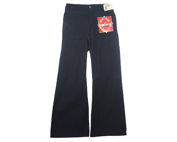32W 36L 40hip Sailor Navy Bellbottom 