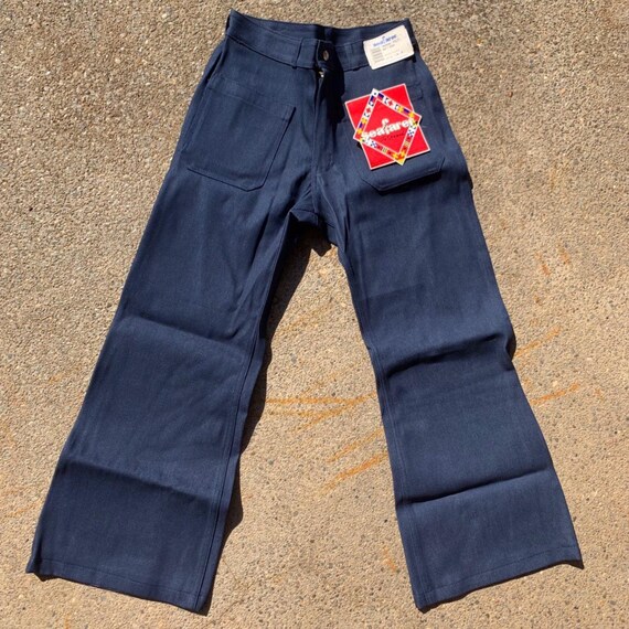 28W 32L- Seafarer Navy Bells Jeans Bellbottoms - New/old 28W 32L- Seafarer Navy Bells Jeans Bellbottoms - New/old