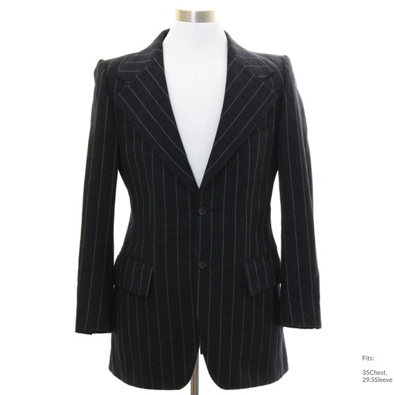 35chest Sixties Pierre Cardin Blazer Mens 1960s Vintage Pierre Cardin Designer Mod Pinstriped Blazer Sport Coat Jacket 29 Sleeve Etsy