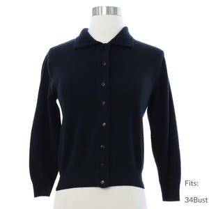 Small 60s Womens Mod Banlon Sweater | Authentic Vintage Lerner Shops Prestige Ban Lon Mod Sweater (34Bust)