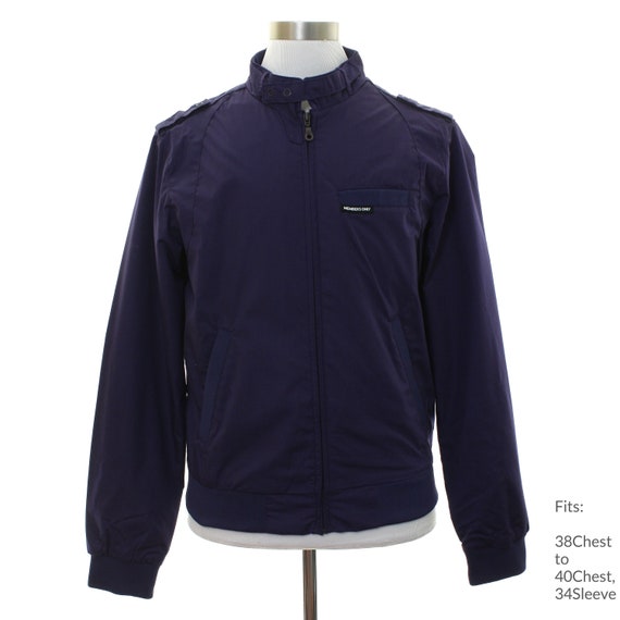 Purple Members Only jacket (80s reproduction / 38… - image 1