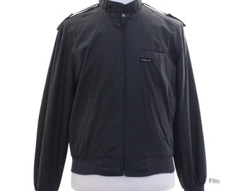 Small 80s Mens Members Only Jacket | Vintage Long Sleeve