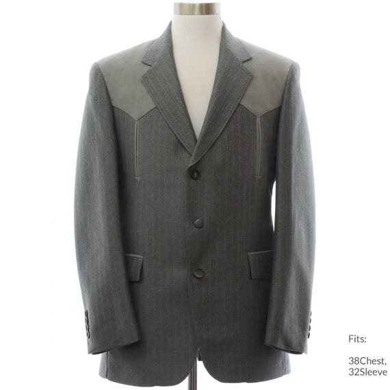 Veste pour homme « Larry Mahan » années 80 38 Chest Veste de