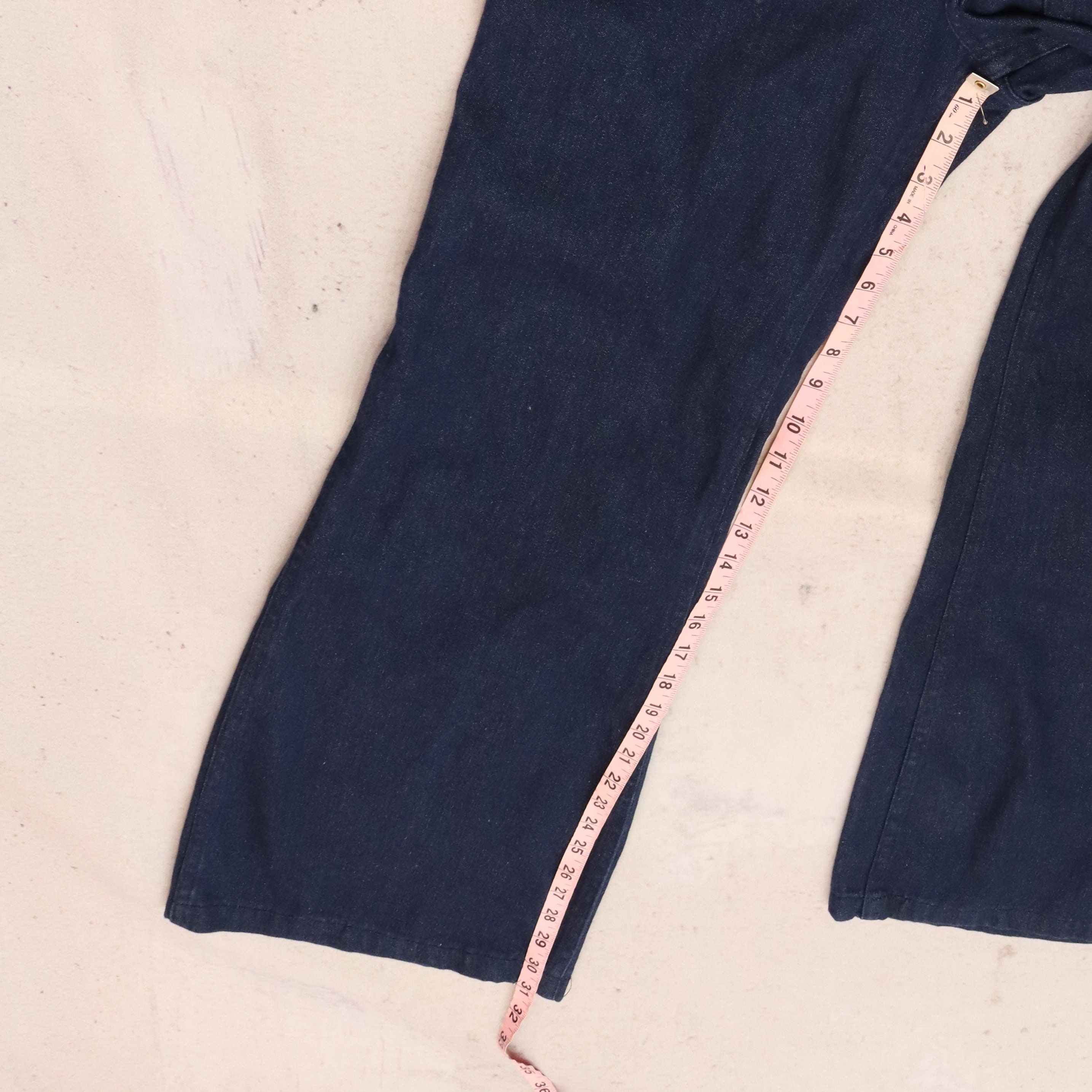 テンダーロイン　STOLE CHECKER NAVY 31W/32L - Seafarer Navy Bellbottom Jeans Pants - Mens New