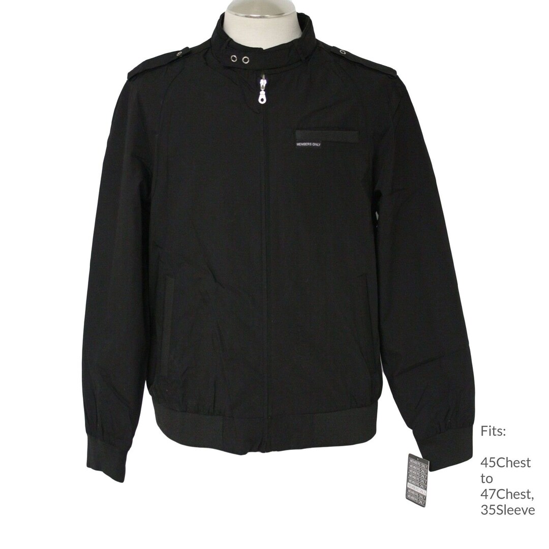 Black members only jacket discount