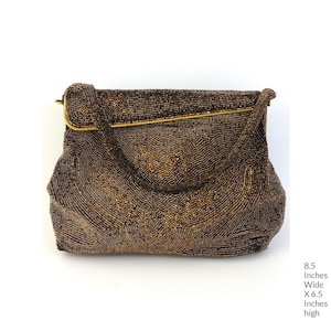 Cartera vintage de Saks Fifth Avenue con cuentas de los años 60