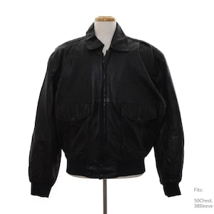 ジャケット・アウター 90s leather bomber flight jacket 90s Leather Bomber Jacket | eBay