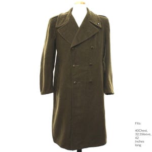Mens medium 1939 WW2 Rare French Made British RAF Greatcoat attributed to Squadron 13 (stationed in France Oct 1939 to May 1940)