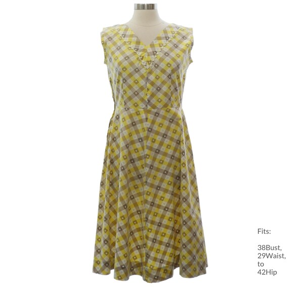 38Bust 50s 'Home Sewn' Mod Dress | Authentic Vint… - image 1