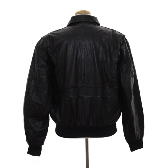 XL 90s Mens 'flightline' Leather Jacket | Authentic Vintage