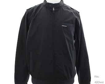 Dark Blue LG Members Only jacket (42 to 44 Chest)