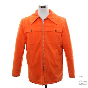 Medium 60s Mens Grunge Mod Hunting Jacket | Vintage Long sleeve (40Chest, 32Sleeve)