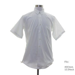 Medium 60s Mens Fremacs Dacromatic Shirt | Authentic Vintage Mod Shirt (40Chest, 15.5Neck)