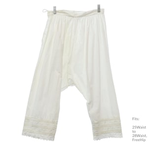 25-28Waist 1900s Bloomers | Authentic early 1900s cotton bloomers