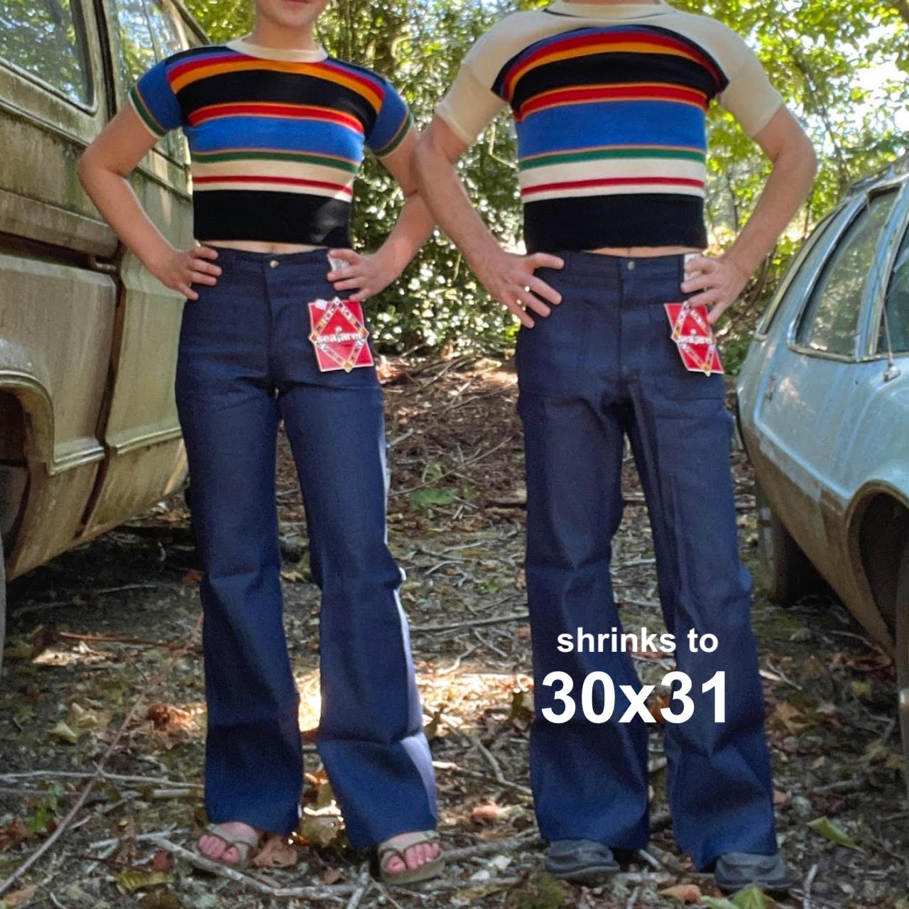 SEAFARER - USN] Vintage Sailor Denim Pants Wrap Pants [1970s