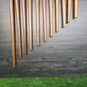 Recommended Leg Height Guide / Available Sizes:
10–15 cm (4–5.9") ➡️ Very low profile or riser legs
20–25 cm (7.8–9.8") ➡️ Low furniture or base support
30–35 cm (11.8–13.7") ➡️ Compact or low seating
40–45 cm (15.7–17.7") ➡️ Standard seating height
50–55 cm (19.6–21.6") ➡️ Medium height furniture
60–65 cm (23.6–25.5") ➡️ Console or work tables
70–75 cm (27.5–29.5") ➡️ Standard table height
80–85 cm (31.5–33.4") ➡️ High furniture