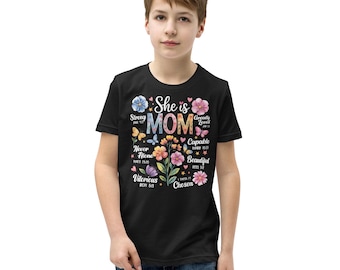 Floral Christian Mom Shirt | Boho Mama Faith Tee | Mother's Day Bible Verse Gift | Proverbs 31 Mama Shirt | Faith Filled Mom Gift